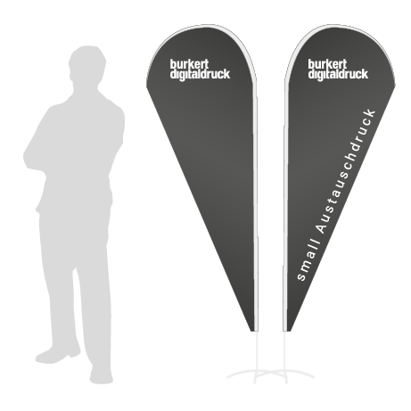 Beachflag Drop Austauschdruck | Small (210 cm) | beidseitig bedruckt