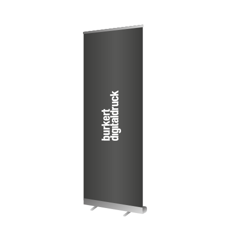 Roll-Up Budget | B 80 cm x H 200 cm | einseitig bedruckt