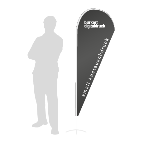 Beachflag Drop Austauschdruck | Small (218 cm) | einseitig bedruckt