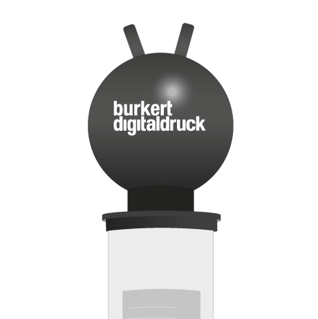 Aufblasbarer Hüpfball als Sonderproduktion