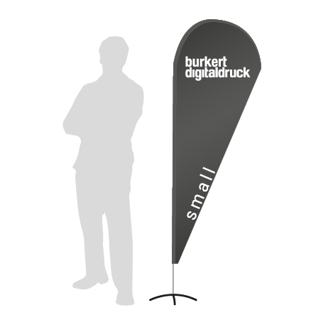 Beachflag Drop | Small (210 cm) | einseitig bedruckt