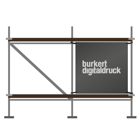 Gerüstbanner | individuelle Größe | einseitig bedruckt